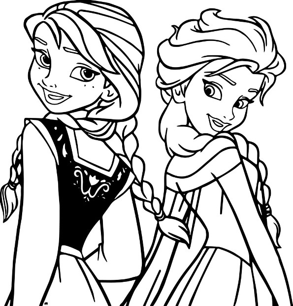 ausmalbilder anna und elsa